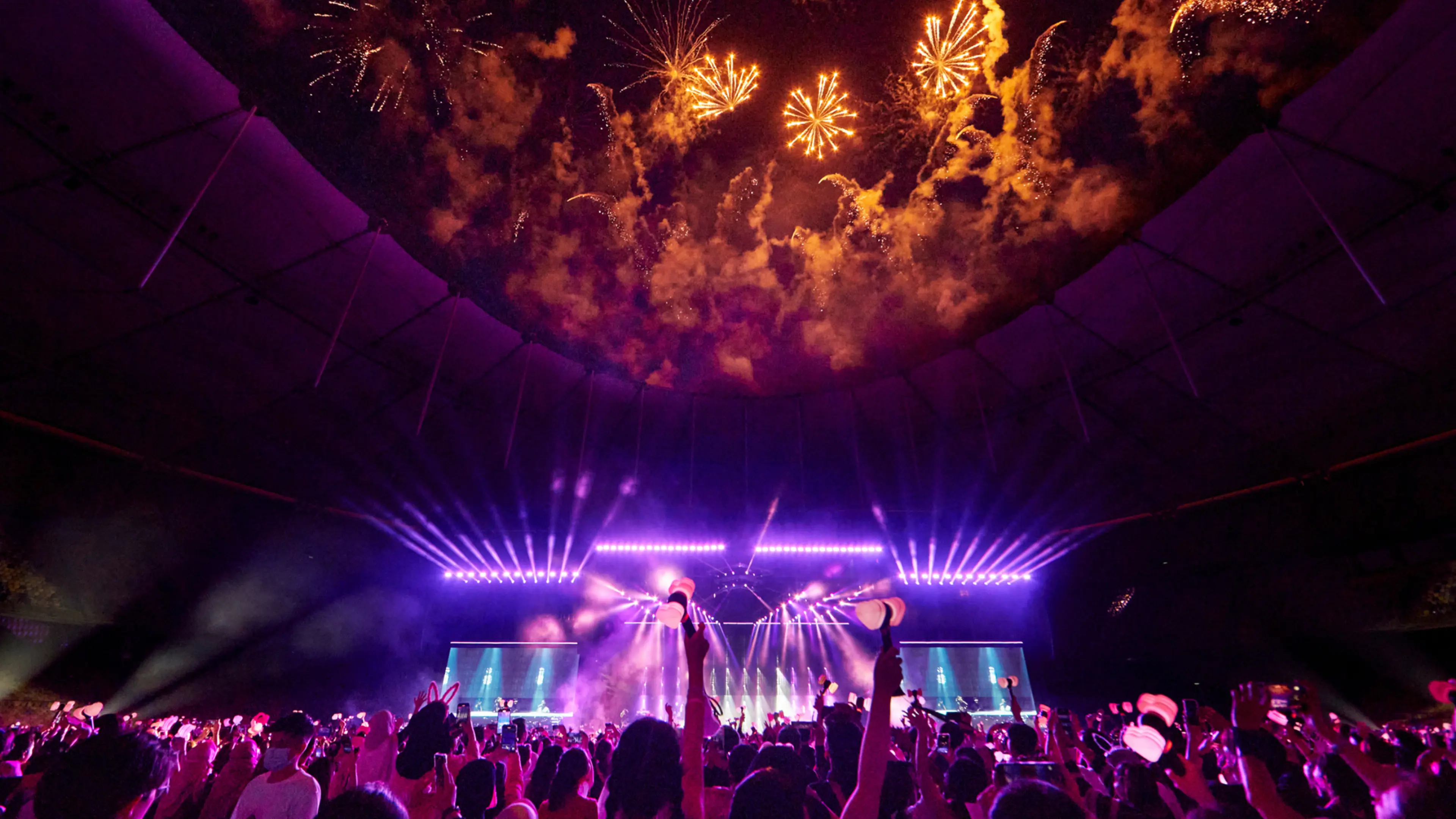 Mobile app mockup displaying a featured event: Summer Music Festival